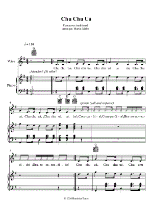 Chu Chu Ua by Traditional - Sheet Music