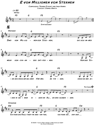 2 von Millionen von Sternen