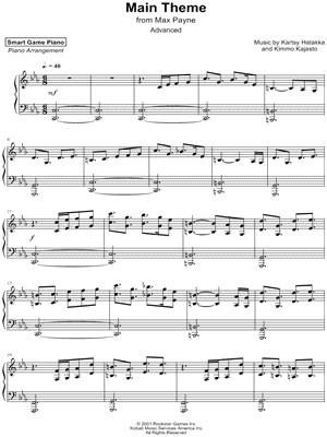 Main Theme by Materia Editions - Sheet Music