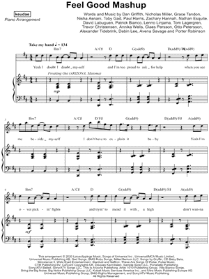 Feel Good Mashup by keudae - Sheet Music