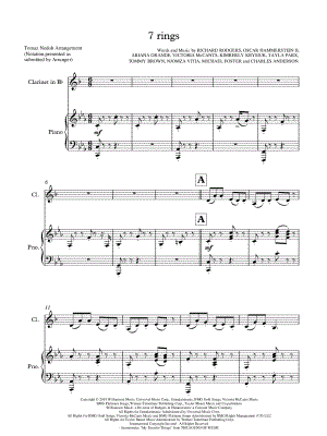 7 Rings - Clarinet & Piano