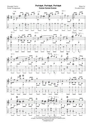 Perhaps, Perhaps, Perhaps by Giuseppe Torrisi - Sheet Music