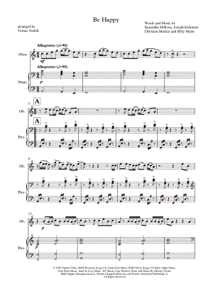 Be Happy - Oboe & Piano