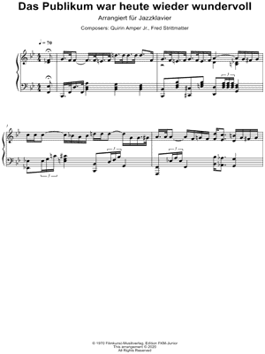 Das Publikum war heute wieder wundervoll