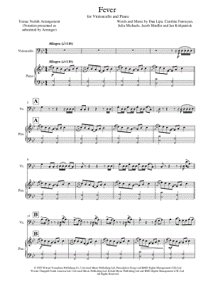Fever - Cello & Piano