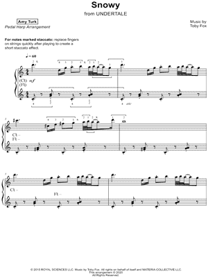 Snowy by Amy Turk - Sheet Music