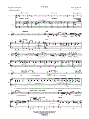 Caruso - Clarinet & Piano