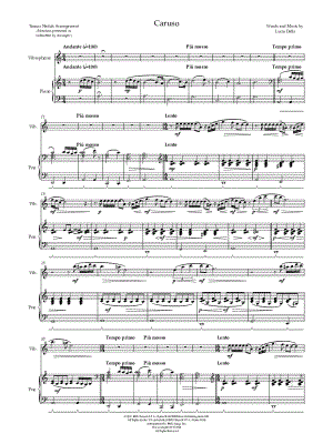 Caruso - Vibraphone & Piano