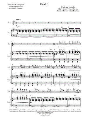 Golden - Oboe & Piano