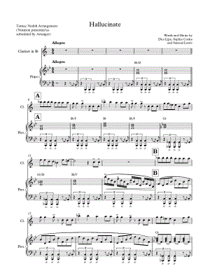 Hallucinate - Clarinet & Piano