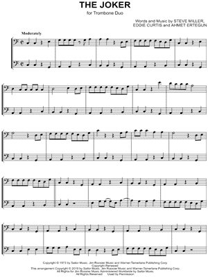 The Joker - Trombone Duet