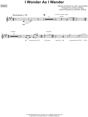 I Wonder as I Wander