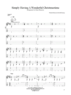 Wonderful Christmastime by Shane Hennessy - Sheet Music