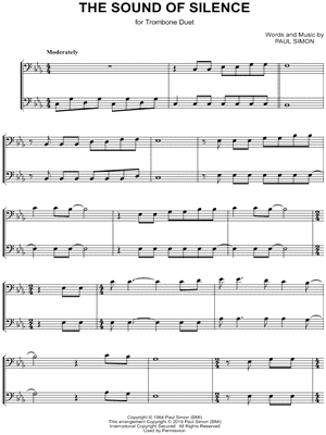 The Sound of Silence - Trombone Duet
