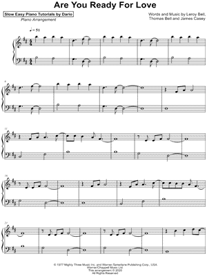 Are You Ready for Love by Dario D'aversa - Sheet Music