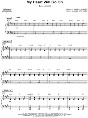 My Heart Will Go On [easy]
