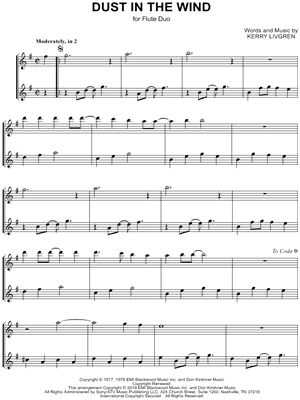 Dust in the Wind - Flute Duet