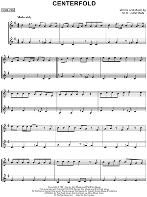 Centerfold - Violin Duet