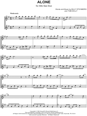 Alone - Alto Saxophone Duet