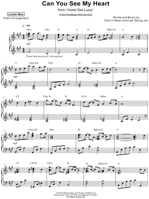 Can You See My Heart [intermediate / advanced]