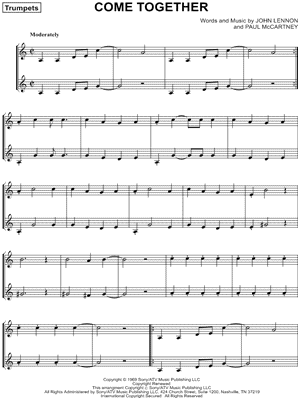 Come Together - Trumpet Duet