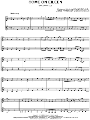 Come On Eileen - Clarinet Duet