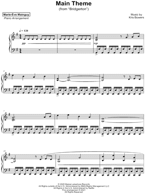 Main Theme from Bridgerton by Marie-Ève Mainguy - Sheet Music