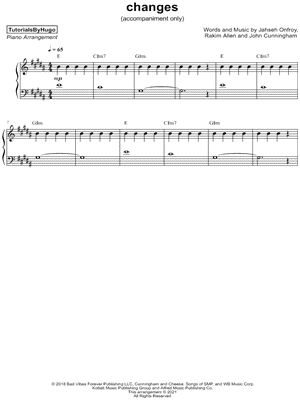 changes [accompaniment only]