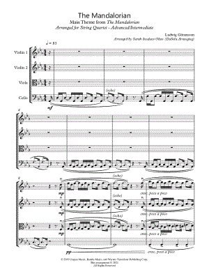 Star Wars: The Mandalorian (Main Theme) [advanced / intermediate]