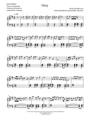 Grey by MUSICHELP - Sheet Music