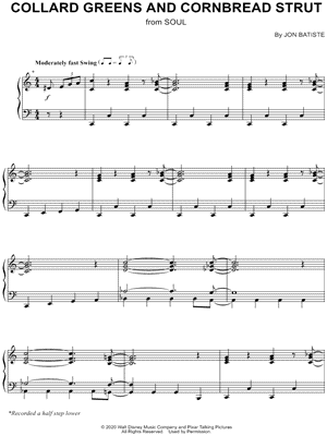Collard Greens and Cornbread Strut from Soul - Sheet Music