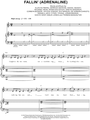 Fallin' (Adrenaline) by Why Don't We - Sheet Music