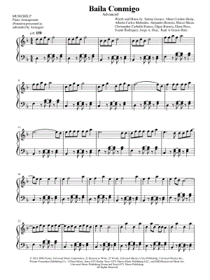 Baila Conmigo [advanced]