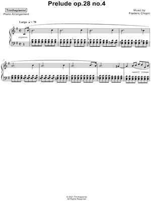 Prelude No. 4 in E Minor, Op. 28, No. 4