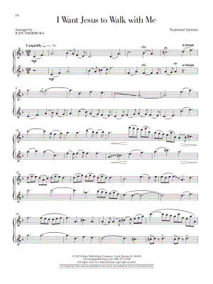 I Want Jesus to Walk with Me by Judy Nishimura - Sheet Music