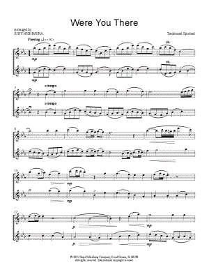 Were You There? - Flute Duet