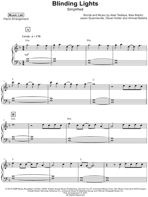 Blinding Lights [simplified]