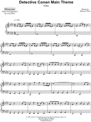 Main Theme from Detective Conan [easy]