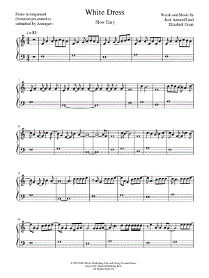 White Dress [slow easy]