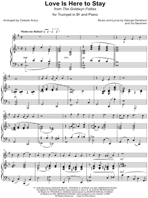 Love Is Here to Stay - Trumpet & Piano