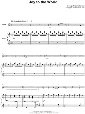 Joy to the World - Violin & Piano