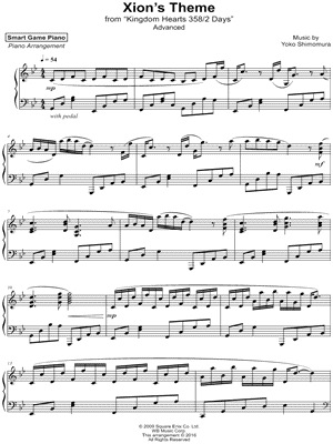 Xion's Theme [advanced] by Materia Editions - Sheet Music