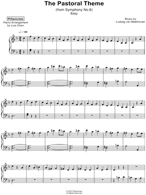 Symphony No. 6, Op. 68, "Pastoral" - 3rd Movement [easy]