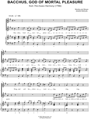 Bacchus, God of Mortal Pleasure