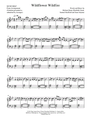 Wildflower Wildfire by MUSICHELP - Sheet Music