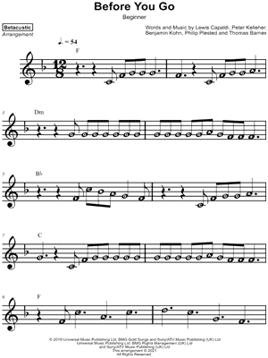 Before You Go [beginner]