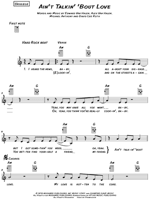 Ain't Talkin' 'Bout Love