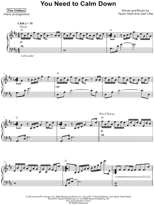 You Need to Calm Down