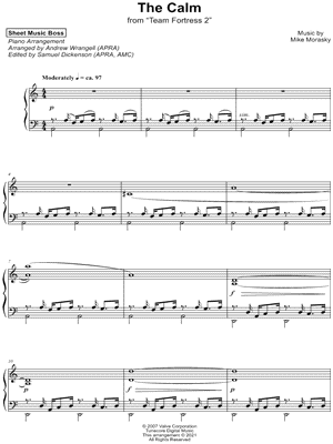 The Calm by Sheet Music Boss - Sheet Music
