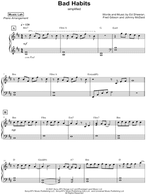 Bad Habits [simplified]
